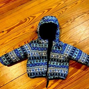Reversible North Face Toddler Coat 2T